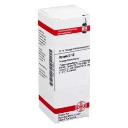 OPIUM D 12 Dilución, 20 ml