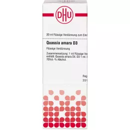 QUASSIA D 3 Dilución, 20 ml