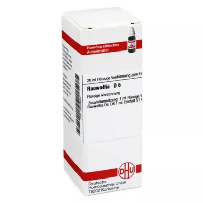 RAUWOLFIA D 6 Dilución, 20 ml