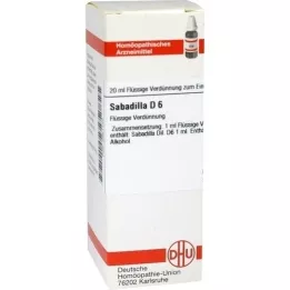 SABADILLA D 6 Dilución, 20 ml