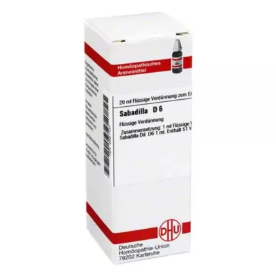 SABADILLA D 6 Dilución, 20 ml