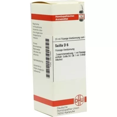 SCILLA D 6 Dilución, 20 ml