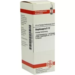 STAPHISAGRIA D 12 Dilución, 20 ml