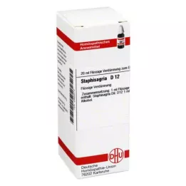 STAPHISAGRIA D 12 Dilución, 20 ml