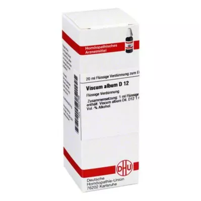 VISCUM ALBUM D 12 Dilución, 20 ml