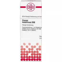 ZINCUM METALLICUM D 30 Dilución, 20 ml