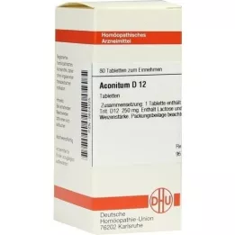 ACONITUM D 12 pastillas, 80 uds