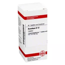ACONITUM D 12 pastillas, 80 uds