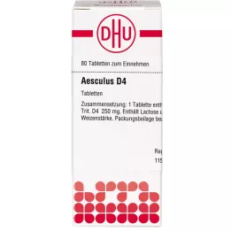 AESCULUS D 4 tabletas, 80 uds