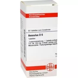 AESCULUS D 6 pastillas, 80 uds