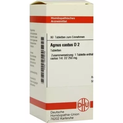 AGNUS CASTUS D 2 comprimidos, 80 uds