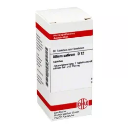 ALLIUM SATIVUM D 12 pastillas, 80 uds