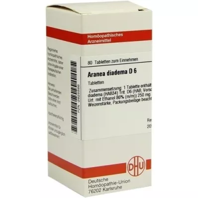 ARANEA DIADEMA D 6 pastillas, 80 uds