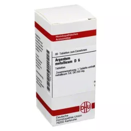 ARGENTUM METALLICUM D 6 pastillas, 80 uds