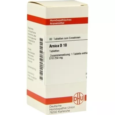 ARNICA D 10 pastillas, 80 uds