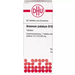 ARSENUM JODATUM D 10 pastillas, 80 uds