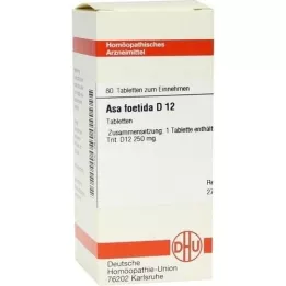 ASA FOETIDA D 12 pastillas, 80 uds