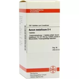 AURUM METALLICUM D 4 pastillas, 200 uds