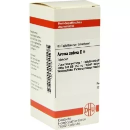 AVENA SATIVA D 6 pastillas, 80 uds