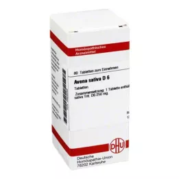 AVENA SATIVA D 6 pastillas, 80 uds