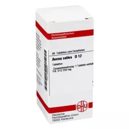 AVENA SATIVA D 12 pastillas, 80 uds