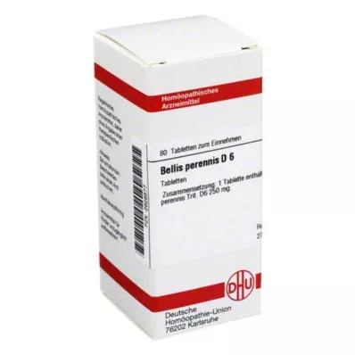 DHU Bellis perennis D 6 tabletas, 80 piezas