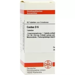 CACTUS D 6 pastillas, 80 uds