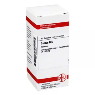 CACTUS D 6 pastillas, 80 uds