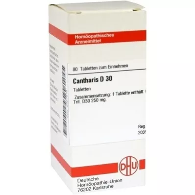 CANTHARIS D 30 comprimidos, 80 uds