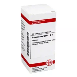 CARDUUS MARIANUS D 6 pastillas, 80 uds
