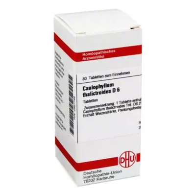 DHU Caulophyllum thalictroides D 6 tabletas, 80 piezas