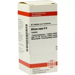 ALLIUM CEPA D 6 pastillas, 80 uds