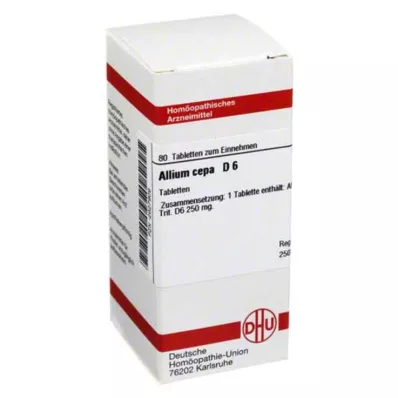 ALLIUM CEPA D 6 pastillas, 80 uds