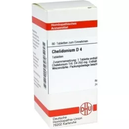 CHELIDONIUM D 4 tabletas, 80 uds