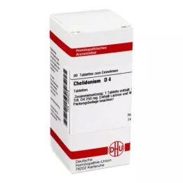CHELIDONIUM D 4 tabletas, 80 uds