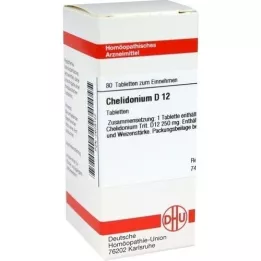 CHELIDONIUM D 12 pastillas, 80 uds