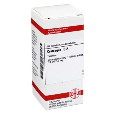 CRATAEGUS D 2 comprimidos, 80 uds