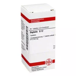 DIGITALIS D 12 pastillas, 80 uds