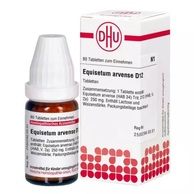 Pastillas Equisetum Arvense D12 (80 piezas)