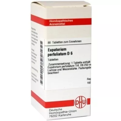 EUPATORIUM PERFOLIATUM D 6 pastillas, 80 uds