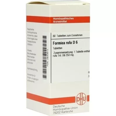 FORMICA RUFA D 6 pastillas, 80 uds