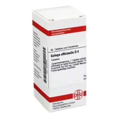 GALEGA officinalis D 4 comprimidos, 80 uds