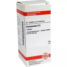 HAMAMELIS D 6 pastillas, 80 uds