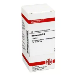 HAMAMELIS D 6 pastillas, 80 uds