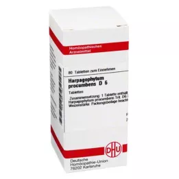 HARPAGOPHYTUM PROCUMBENS D 6 pastillas, 80 uds