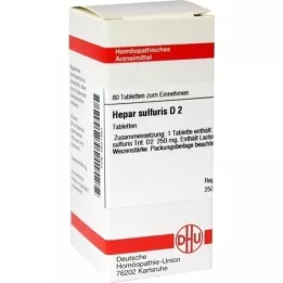 HEPAR SULFURIS D 2 comprimidos, 80 uds