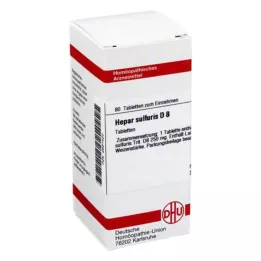 HEPAR SULFURIS D 8 pastillas, 80 uds