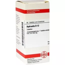 HYDRASTIS D 12 pastillas, 80 uds