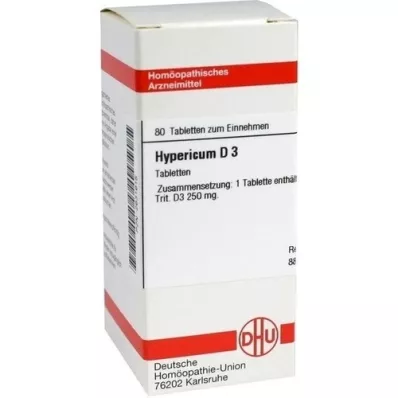 HYPERICUM D 3 comprimidos, 80 uds