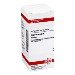 HYPERICUM D 4 tabletas, 80 uds
